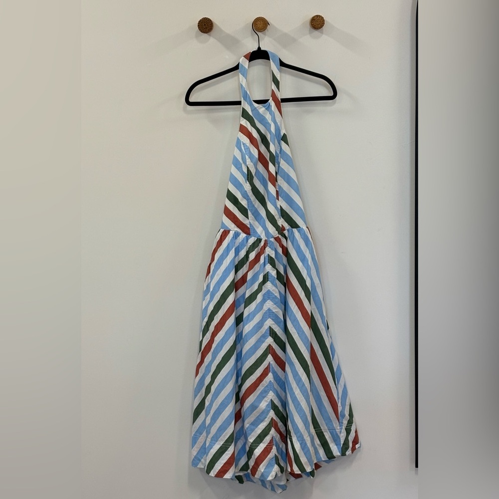 MAEVE by Anthropologie Halter stripe dress